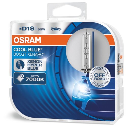 фото Ксеноновые лампы головного света xenarc cool blue boost d1s 2 шт osram