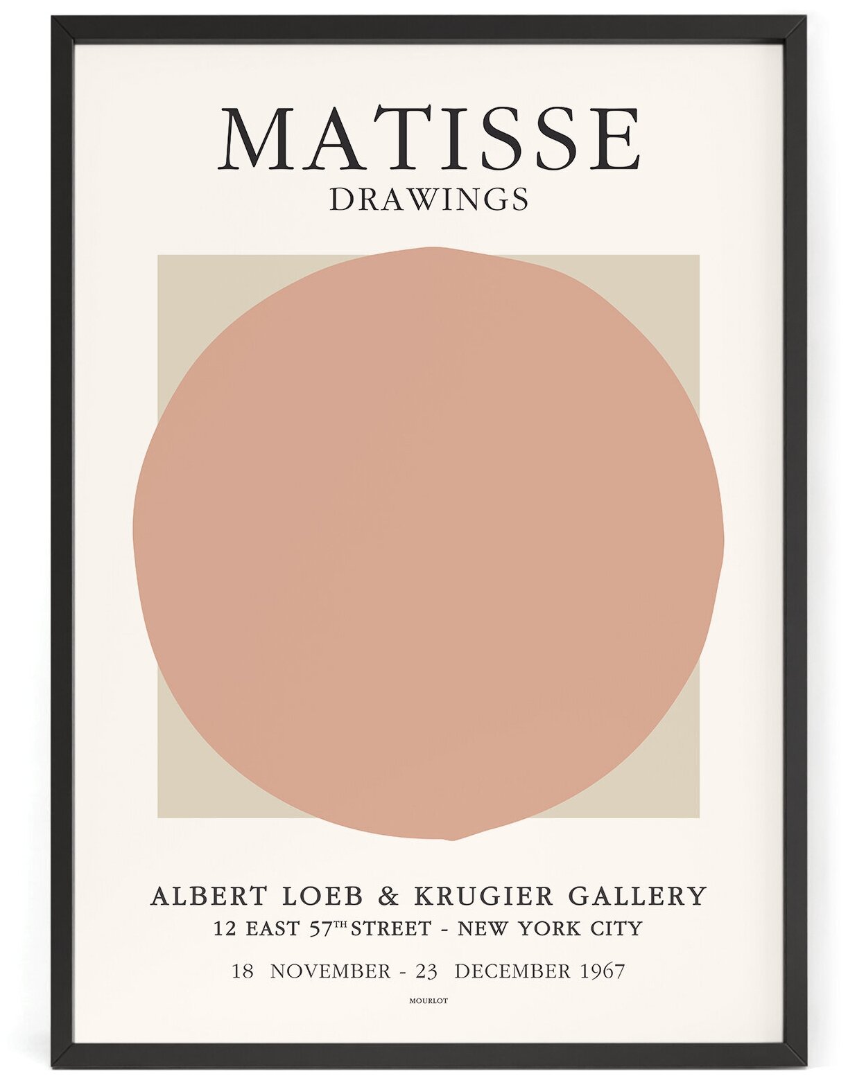 Постер на стену Круг - Кубизм Анри Матисс 50 x 40 см в тубусе