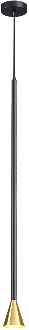 Светильник подвесной Odeon Light Pipa 3884/1GB, GU10, 7Вт, кол-во ламп:1шт, Черный