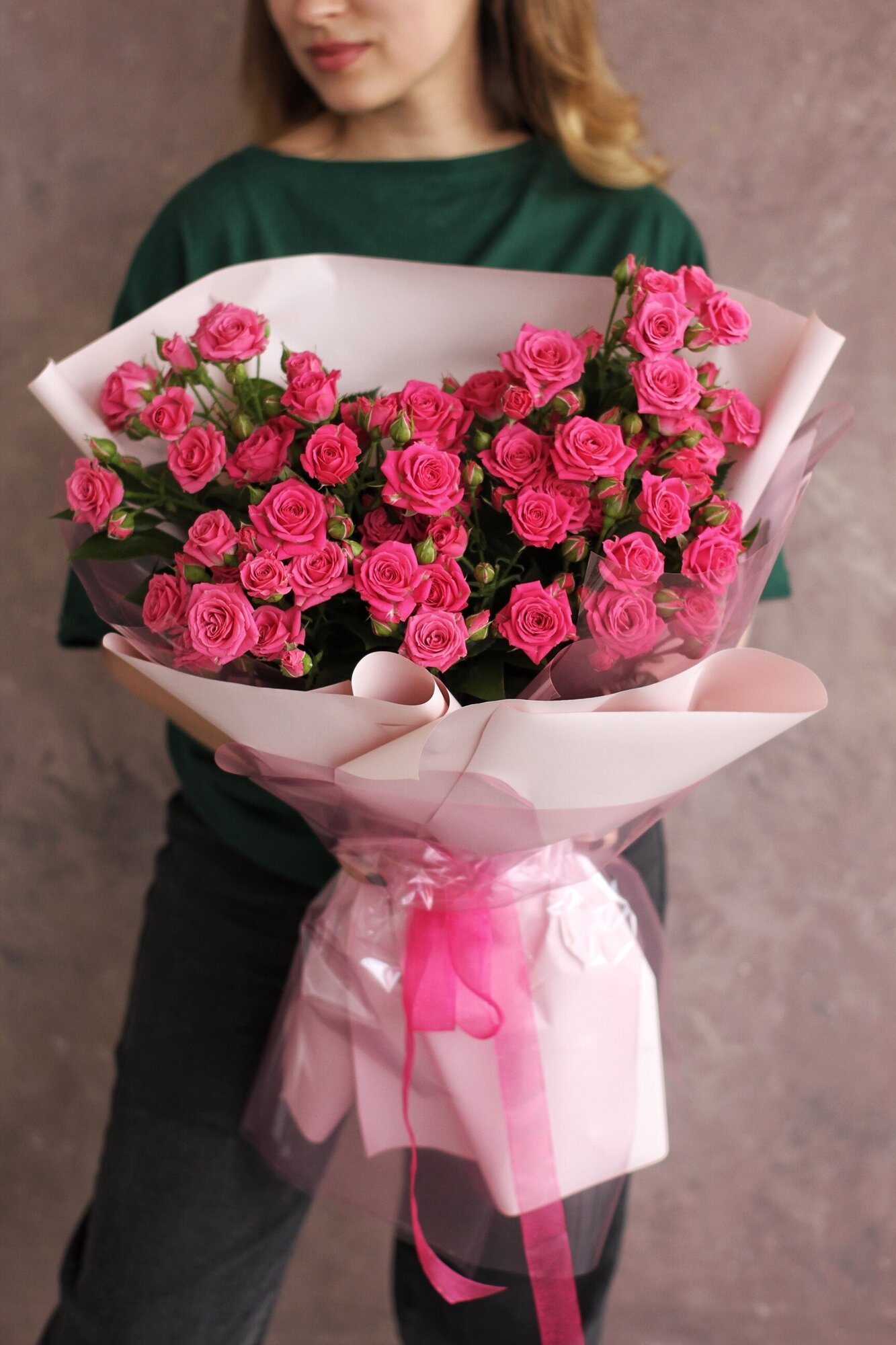 Кустовые розы «Love Lidya» 7 шт