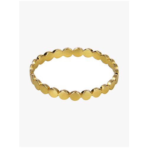 Кольцо сахарок из точек, желтая позолота, BASE