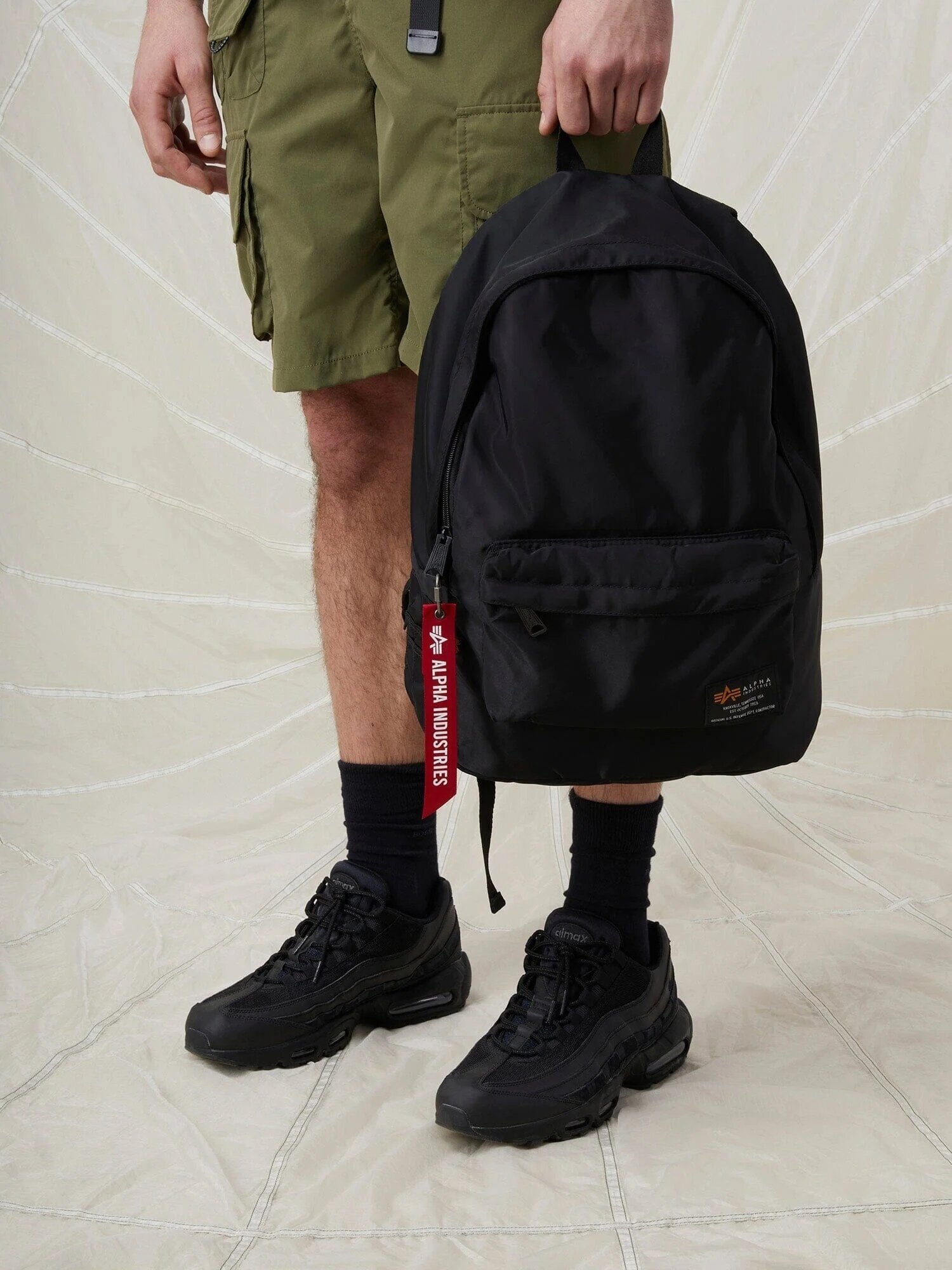 Рюкзак Alpha Industries Crew Backpack Black / One-size