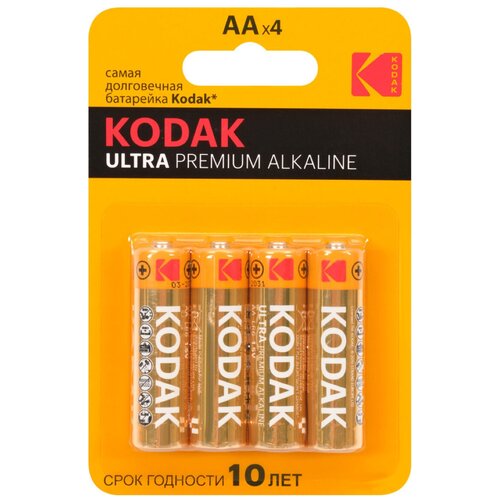 Батарейки Kodak LR6-4BL ULTRA PREMIUM Alkaline [ KAA-4 UD] батарейка kodak lr6 4bl ultra premium