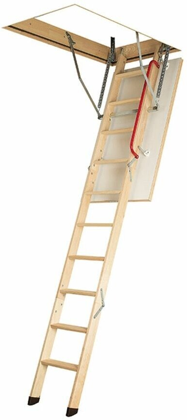Лестница чердачная LWK деревянная 60х120х280 см