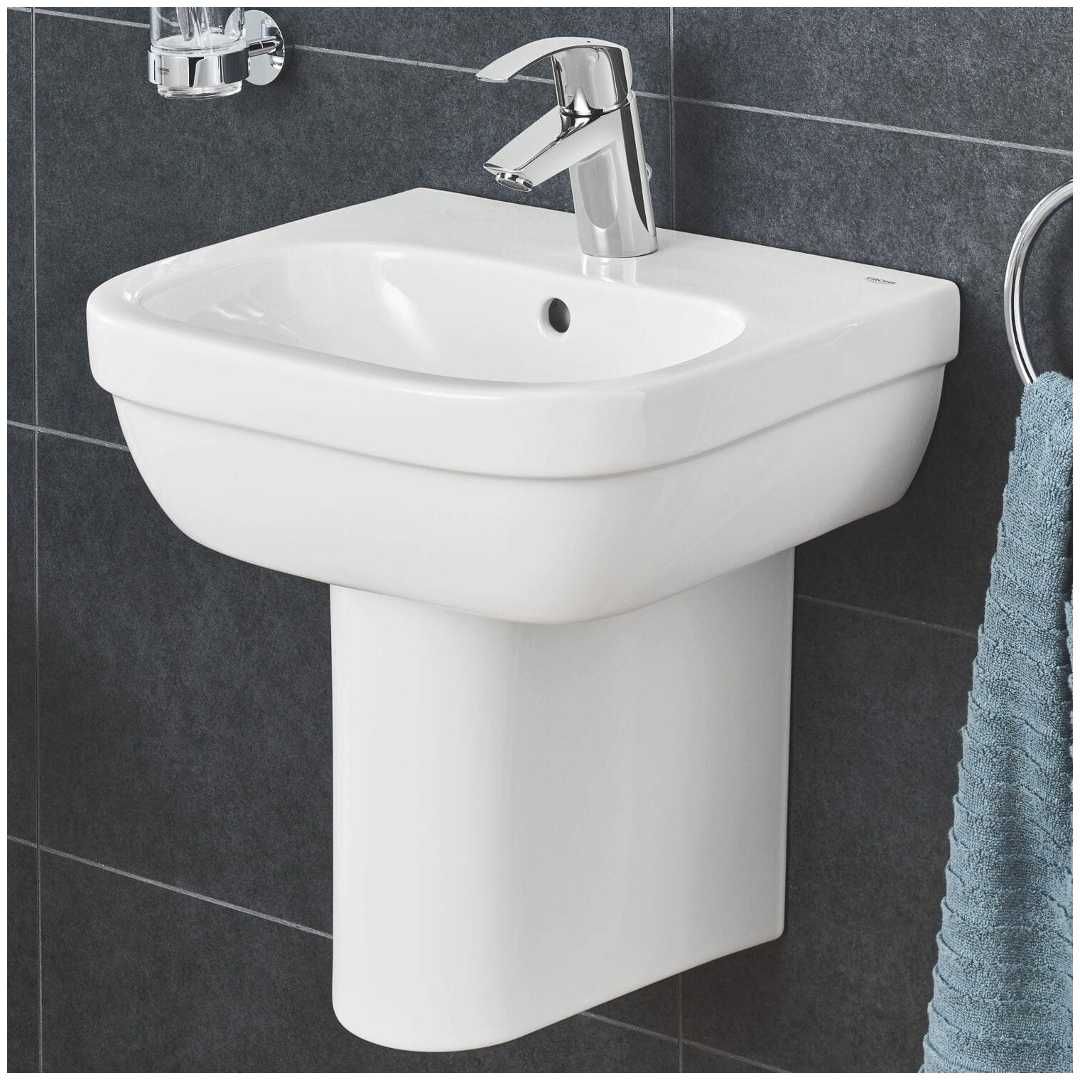 Euro Ceramic 3933600H Раковина 55х45 см Grohe - фото №2