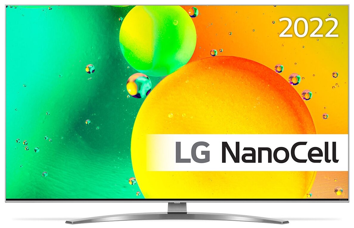 43" Телевизор LG 43NANO786QA 2022 NanoCell, HDR RU, серебристый