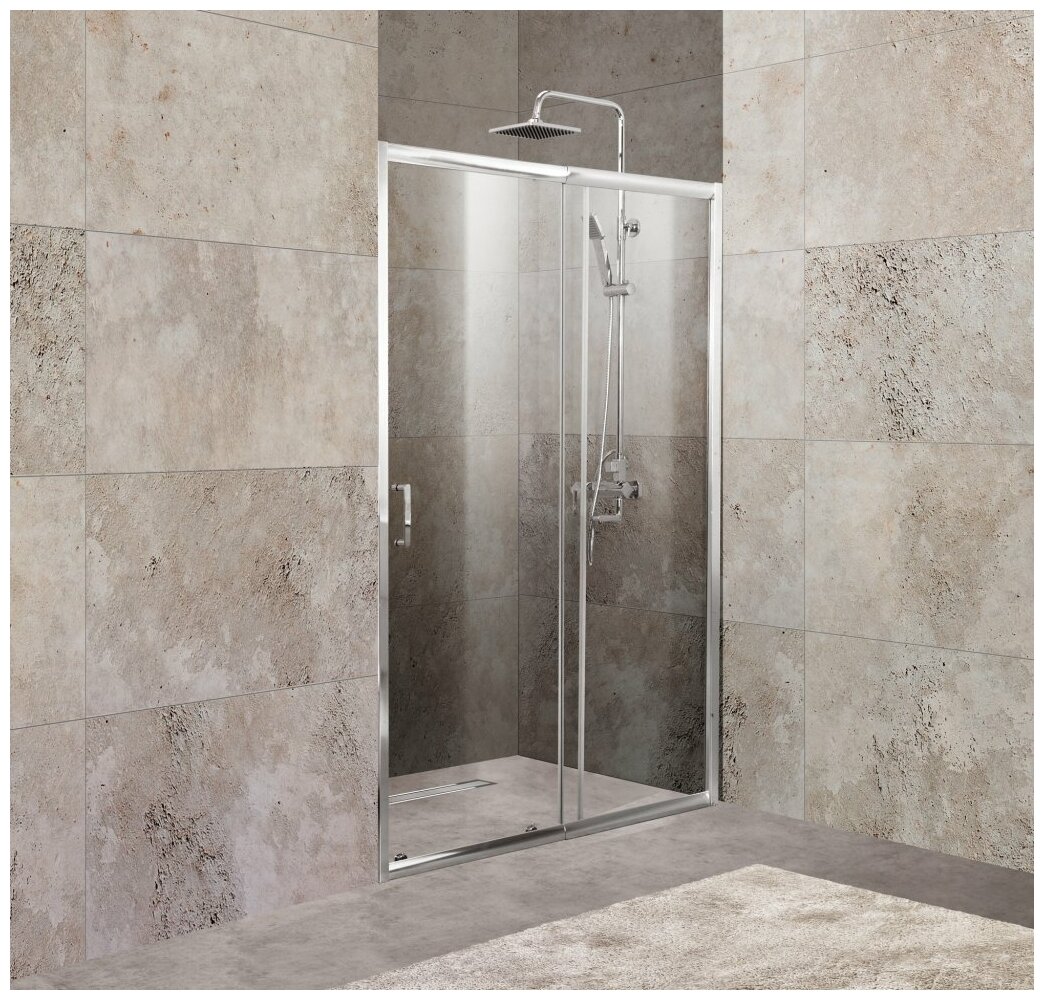 Дверь в проем BelBagno UNIQUE-BF-1-100/115-C-Cr