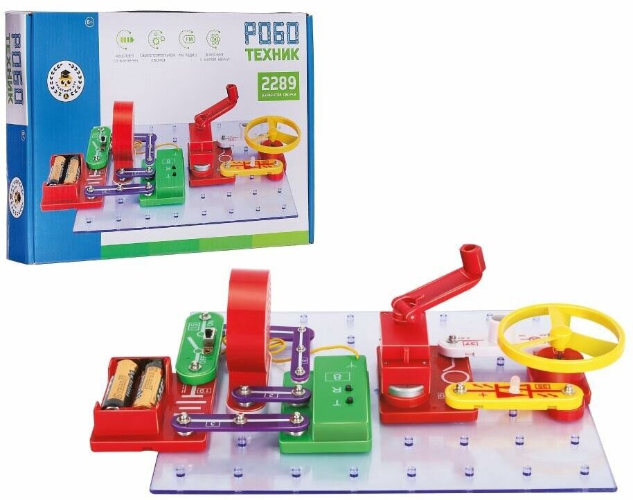 фото Электронный конструктор Академия игр Роботехник Игровой набор 2289 вариантов сборки PT-01805