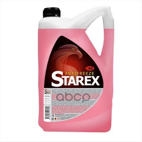 Антифриз Starex Красный (Север) G11 5Кг 700619 Starex арт. 700619