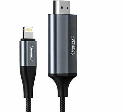 Кабель Remax RC-C017i Lightning to HDMI 2 м, серый