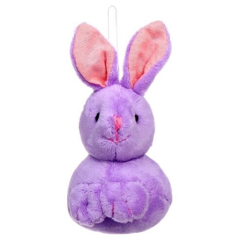 Мягкая игрушка «Кролик», на подвеске, цвета микс