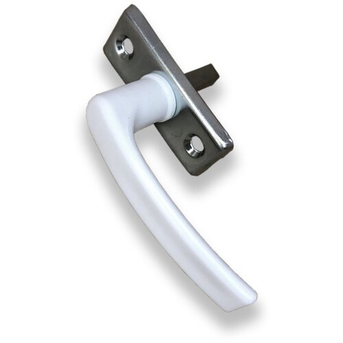 Ручка завертки Врезной P2 пластмассовая белая, PRM Home, 1 шт.