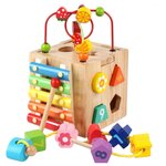 Развивающая игрушка BeeZee Toys Куб 5 в 1 - изображение