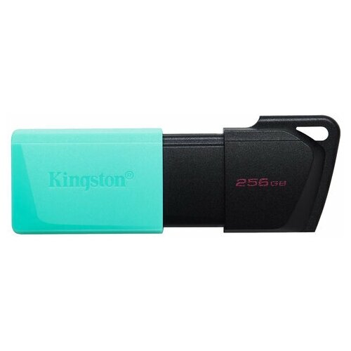Флеш-диск 256GB KINGSTON DataTraveler Exodia M, разъем USB 3.2, черный/зеленый, DTXM/256GB флеш диск kingston 256gb datatraveler exodia m dtxm 256gb usb3 0 черный зеленый