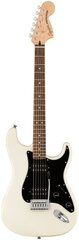 FENDER SQUIER Affinity Stratocaster HH LRL OLW электрогитара, цвет белый