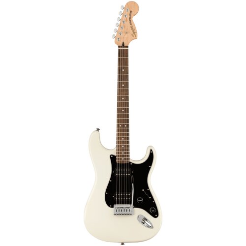 fender squier affinity stratocaster hh lrl olympic white FENDER SQUIER Affinity Stratocaster HH LRL OLW электрогитара, цвет белый