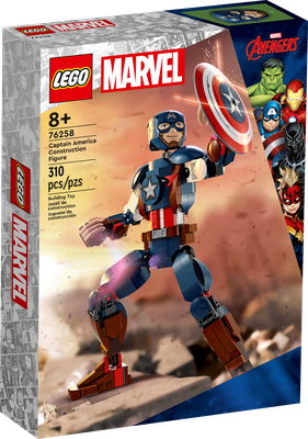 Конструктор LEGO Marvel 76258 Captain America Figure, 310 дет.