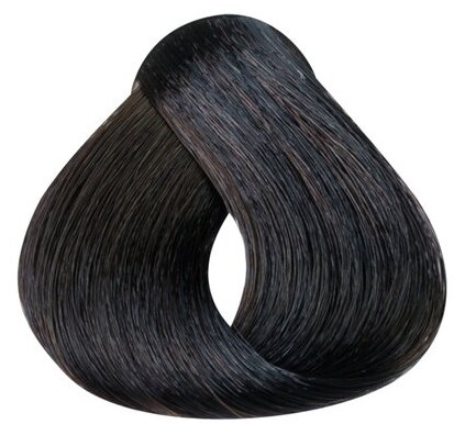 Крем-краска для волос Inebrya Color 4 чистый каштановый на семенах льна и алоэ, 100 мл.