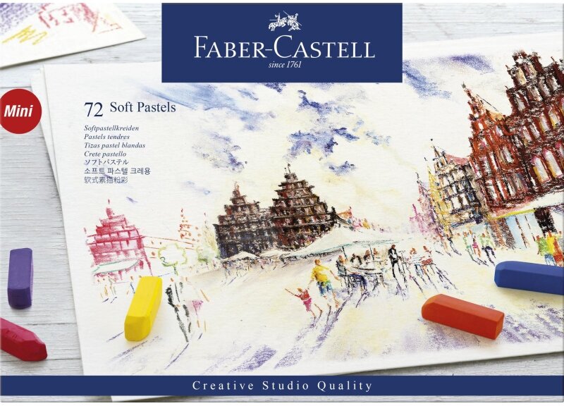 Пастель Faber-Castell Soft pastels сухая 72 цвета