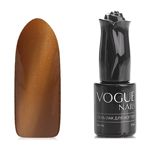 Vogue Nails Гель-лак Драгоценная шкатулка, 10 мл, 42 г, Янтарная крошка vogue nails финиш для гель лака colour 2 10мл