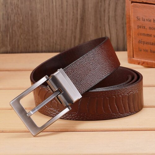 фото Ремень sefaro, размер one size, коричневый