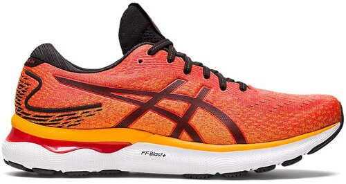 Кроссовки ASICS GEL-NIMBUS 24, полнота 7, размер M10US/EU44/280мм, красный, желтый