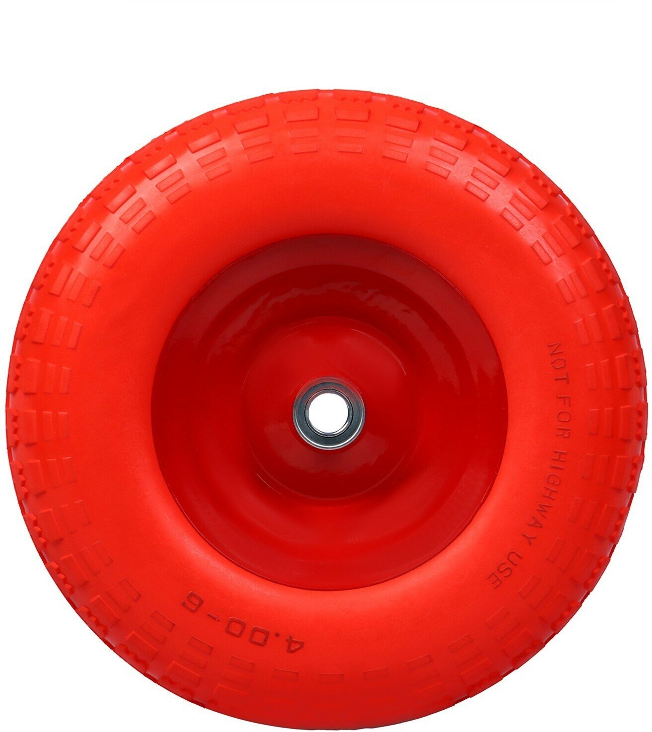 Колесо полиуретановое, d = 330 мм, ступица: диаметр 20 мм, длина 80 мм