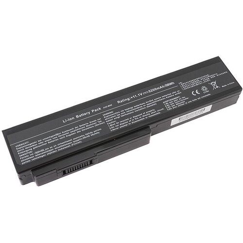 Аккумулятор OEM (совместимый с A33-M50, A32-N61) для ноутбука Asus X55 11.1V 5200mAh черный аккумулятор совместимый с a33 m50 a32 n61 для ноутбука asus x55 11 1v 5200mah черный