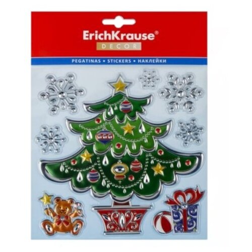 ErichKrause Набор наклеек Decor Нарядная елка 18х23см 199₽