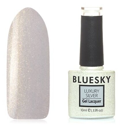 Bluesky, Гель-лак Luxury Silver №389