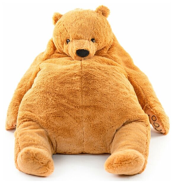 Мягкая игрушка-подушка Медведь Потапыч / Как в Ikea (икеа) светло коричневый / 82 см