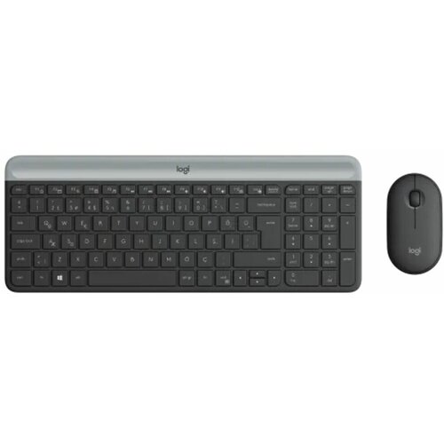 Клавиатура+мышь Logitech Wireless Combo MK470 Black USB 920-009204