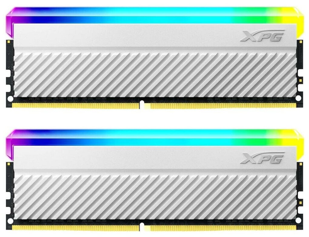 Оперативная память ADATA DDR4 16Gb (2x8Gb) 3600MHz pc-28800 XPG Spectrix D45G RGB (AX4U36008G18I-DCWHD45G)
