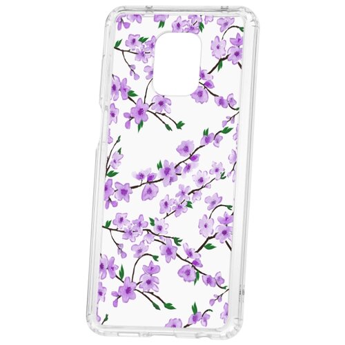 фото Чехол-накладка xiaomi redmi note 9 pro kruche print сакура