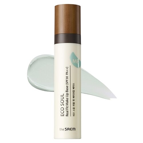 фото The Saem база под макияж Eco Soul Real Fit Makeup Base 40 мл 01 green