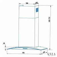 Вытяжка кухонная Cata CG5-T600 X тихая и мощная