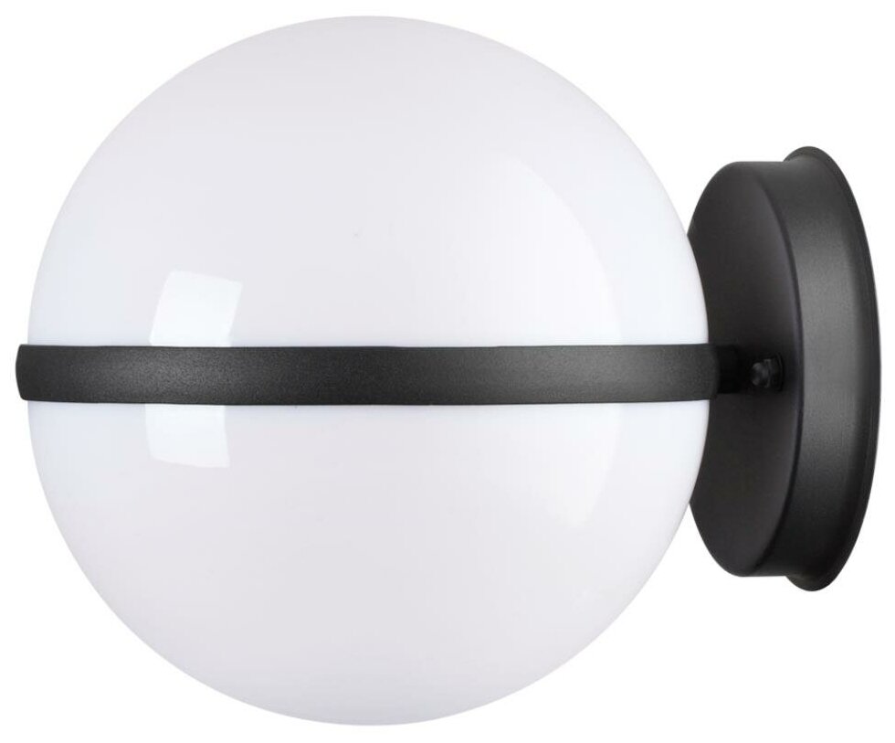 4832/1W NATURE ODL21 739 черный/акрил Ландшафтный настенный светильник E27 1*10W IP44 LOMEO LOMEO Odeon Light