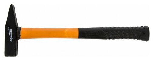 Молоток слесарный Sparta, фибергласовая обрезиненная рукоятка, 400 г 10374