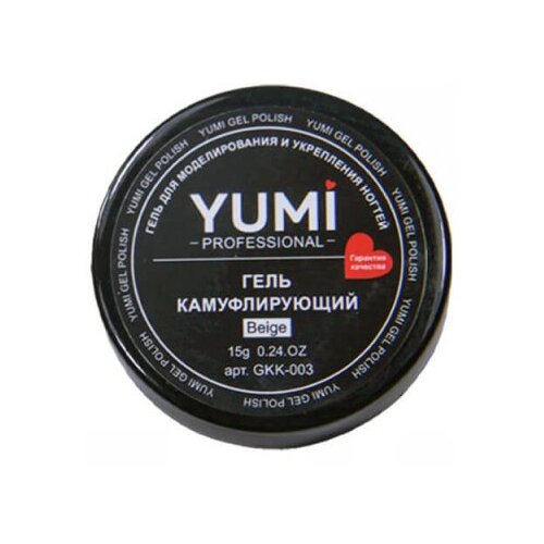 YMMY Professional, Гель камуфлирующий, 15 мл №02 Персиковый