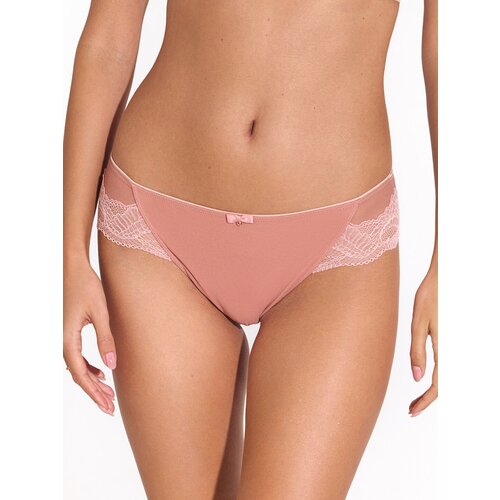 фото Трусы стринги palmetta, заниженная посадка, размер 104, бежевый