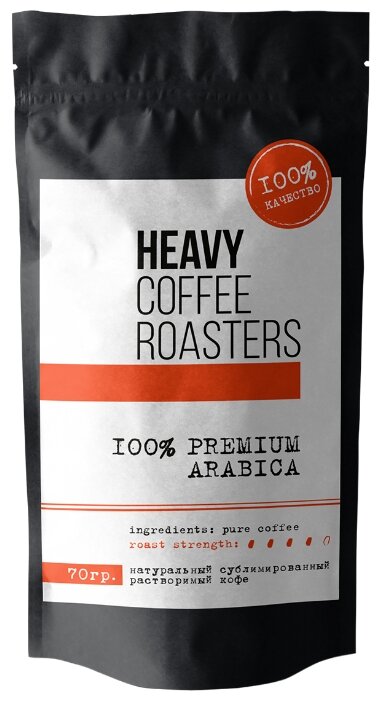 Кофе растворимый Heavy Coffee Roasters 100% Premium Arabica сублимированный