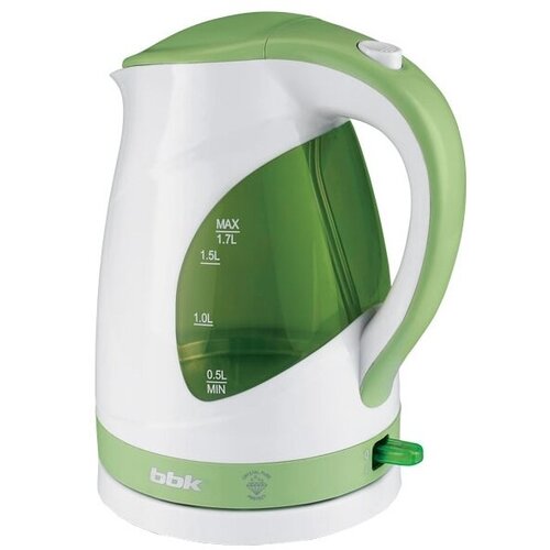 Электрочайник BBK EK1700P white/green электрочайник bbk ek2001p lbl