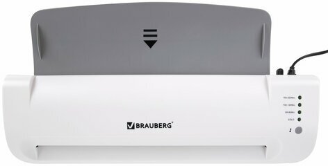 Ламинатор BRAUBERG SILVER MAX A3 толщина пленки 60-200 мкм скорость 32/мин 532626