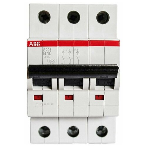 Автоматический выключатель 3-полюсный ABB S203 B25 (автомат)