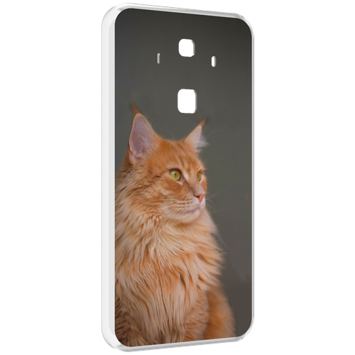 Чехол MyPads кошка мейн кун 1 для Huawei Mate 10 Pro задняя-панель-накладка-бампер