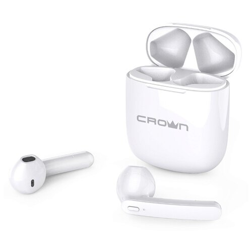 фото Наушники crown micro cmtws-5002 white