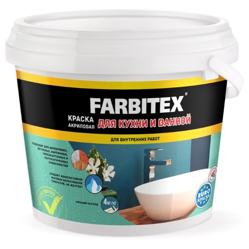 фото Краска акриловая farbitex для