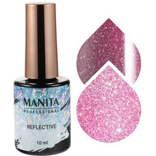 Manita Professional Гель-лак для ногтей светоотражающий / Reflective №17, 10 мл