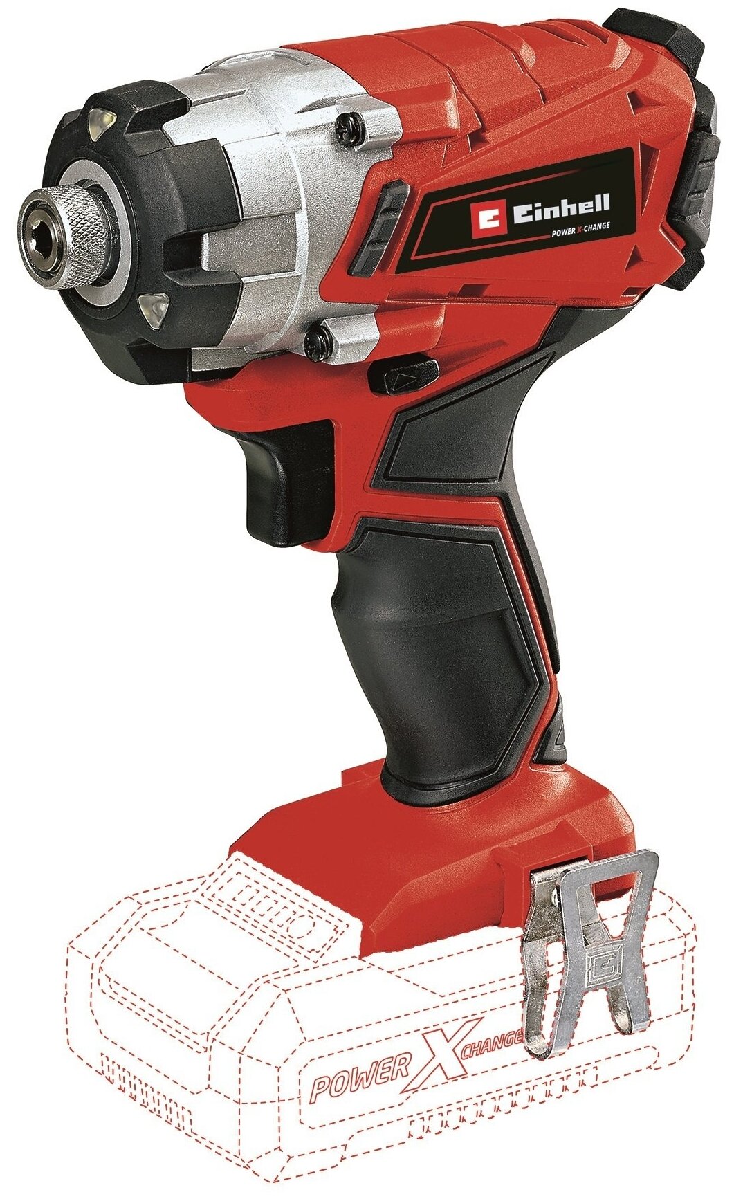 Einhell Шуруповерт аккумуляторный ударный Te-ci 18/1 Li - Solo 4510034 . - фотография № 13