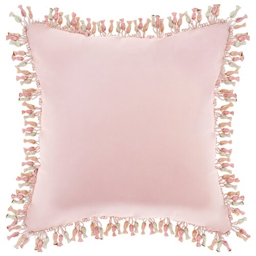 фото Подушка декоративная карамелька,santalino 45х45 см,розовая,100%пэ вышивка (850-827-5)